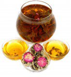 Чай связанный Персик Дракона Юй Лун Тао, 500 г, крупнолистовой связанный чай