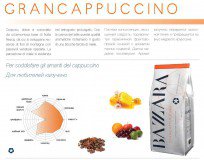 Кофе в зернах Bazzara Grancappuccino (Бадзара Гранкапучино), 1 кг., вакуумная упаковка