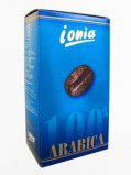 Кофе в зернах Ionia 100% Arabica (Иония 100% Арабика), кофе в зернах (1кг), вакуумная упаковка