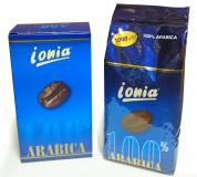 Кофе в зернах Ionia 100% Arabica (Иония 100% Арабика), кофе в зернах (1кг), вакуумная упаковка