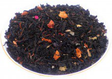 Чай черный Земляника со сливками, 500 г, крупнолистовой ароматизированный чай