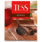 Чай черный Tess Kenya, 100 пакетиков в упаковке