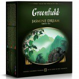 Чай зеленый Greenfield Jasmine Dream пакетированный 100 пакетиков в упаковке